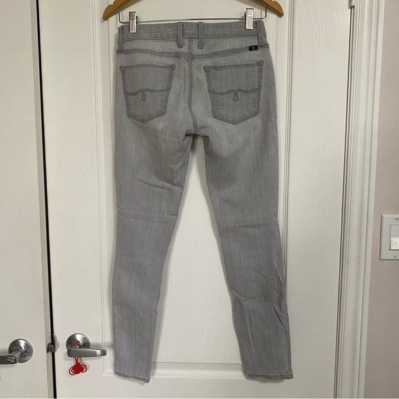 Lucky Brand Lolita Skinny Gray Distressed Jeans Size 2/26 - Picture 3 of 12